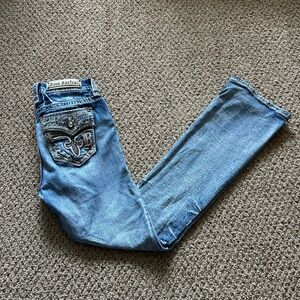 Rock Revival Light Blue Boot Cut Jeans